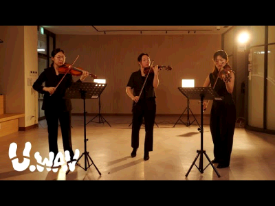 [청소년음악공간 뮤트] U.Wav 프로젝트 F.Hermann Capriccio for 3 violins, Op.2 - 김다린, 김서현, 황희정, 바이올린 트리오